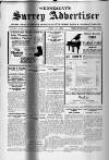 Surrey Advertiser Wednesday 11 April 1928 Page 1