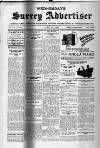 Surrey Advertiser Wednesday 18 April 1928 Page 1