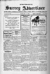 Surrey Advertiser Wednesday 22 January 1930 Page 1