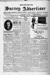 Surrey Advertiser Wednesday 05 February 1930 Page 1
