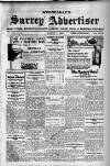 Surrey Advertiser Wednesday 05 March 1930 Page 1