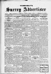 Surrey Advertiser Wednesday 20 March 1935 Page 1