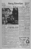 Surrey Advertiser Wednesday 23 October 1957 Page 1