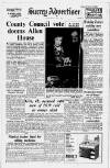 Surrey Advertiser Wednesday 01 May 1963 Page 1