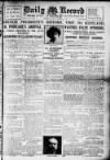 Daily Record Thursday 13 November 1919 Page 1