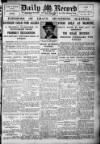 Daily Record Saturday 29 May 1920 Page 1