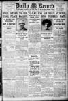 Daily Record Monday 01 November 1920 Page 1