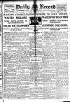 Daily Record Thursday 20 January 1921 Page 1