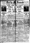 Daily Record Saturday 09 April 1921 Page 1