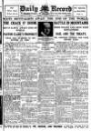 Daily Record Thursday 22 December 1921 Page 1