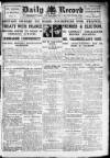 Daily Record Thursday 12 January 1922 Page 1