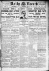 Daily Record Monday 16 January 1922 Page 1