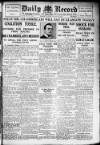 Daily Record Thursday 19 January 1922 Page 1