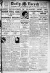 Daily Record Thursday 02 February 1922 Page 1