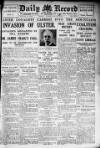 Daily Record Thursday 09 February 1922 Page 1