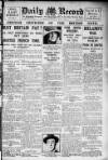 Daily Record Thursday 03 August 1922 Page 1