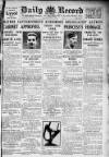 Daily Record Friday 11 August 1922 Page 1