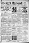 Daily Record Tuesday 05 September 1922 Page 1