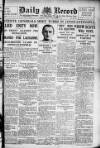 Daily Record Friday 10 November 1922 Page 1