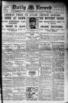 Daily Record Thursday 11 January 1923 Page 1