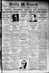 Daily Record Thursday 18 January 1923 Page 1