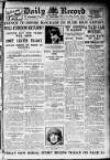 Daily Record Wednesday 07 February 1923 Page 1