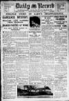Daily Record Saturday 01 March 1924 Page 1