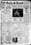 Daily Record Wednesday 02 July 1924 Page 1