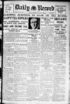 Daily Record Thursday 15 January 1925 Page 1
