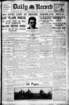 Daily Record Wednesday 08 April 1925 Page 1