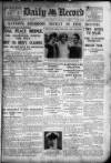 Daily Record Wednesday 01 September 1926 Page 1