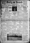 Daily Record Saturday 06 November 1926 Page 1