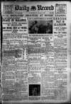 Daily Record Wednesday 10 November 1926 Page 1
