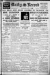 Daily Record Tuesday 02 August 1927 Page 1