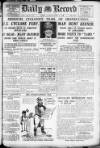 Daily Record Saturday 01 October 1927 Page 1