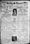 Daily Record Wednesday 12 October 1927 Page 1