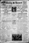 Daily Record Thursday 24 November 1927 Page 1