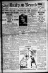 Daily Record Wednesday 05 September 1928 Page 1