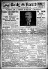 Daily Record Wednesday 03 October 1928 Page 1