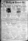 Daily Record Wednesday 10 October 1928 Page 1