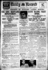 Daily Record Tuesday 04 December 1928 Page 1