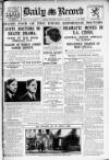 Daily Record Wednesday 16 January 1929 Page 1