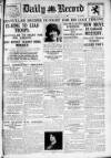 Daily Record Tuesday 22 January 1929 Page 1