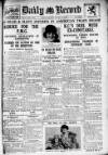 Daily Record Wednesday 23 January 1929 Page 1