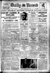 Daily Record Wednesday 10 April 1929 Page 1