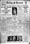 Daily Record Wednesday 24 April 1929 Page 1