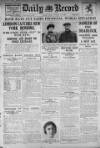 Daily Record Friday 01 November 1929 Page 1