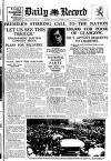 Daily Record Thursday 08 October 1931 Page 1