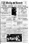 Daily Record Thursday 15 October 1931 Page 1