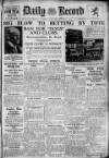 Daily Record Tuesday 10 January 1933 Page 1